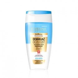 Eveline Delikatny dwufazowy płyn do demakijażu oczu i ust 8w1 150 ml