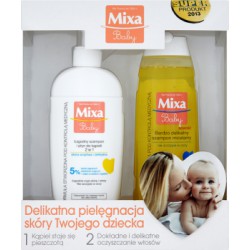 Mixa Baby Delikatna pielęgnacja skóry Twojego dziecka Zestaw kosmetyków