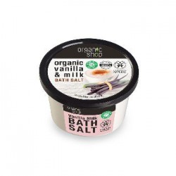Organic Shop Sól do kąpieli Mleko Waniliowe 250ml