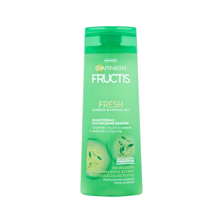 Garnier Fructis Fresh Szampon wzmacniający do włosów normalnych szybko przetłuszczających się 250 ml