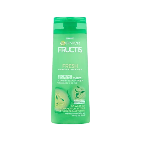 Garnier Fructis Fresh Szampon wzmacniający do włosów normalnych szybko przetłuszczających się 250 ml