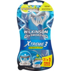 Wilkinson Sword Xtreme3 Ultimate Plus Jednorazowe maszynki do golenia 4 sztuki
