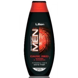 Lilien żel pod prysznic for men Dark Red 400 ml