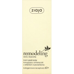 Ziaja Remodeling skóry dojrzałej Krem pod oczy korygujący zmarszczki z efektem rozświetlenia 50 ml