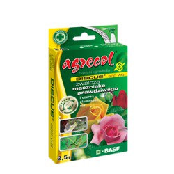 Agrecol Discus 500 WG ZWALCZA MĄCZNIAKA I CZARNĄ PLAMISTOŚĆ RÓŻ 2,5 g