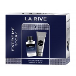 La Rive Zestaw Upominkowy Męski Extreme Story Woda Toaletowa 75ml + Żel pod prysznic 100ml