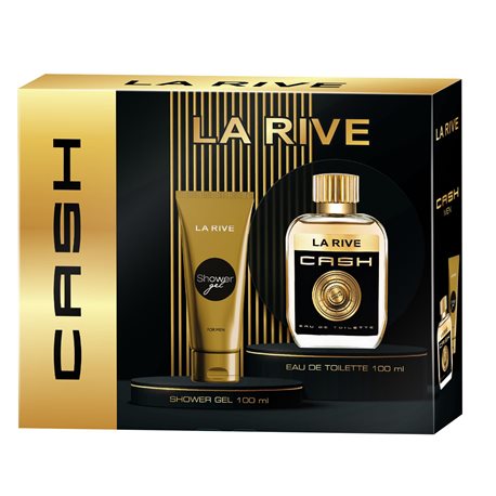 La Rive Cash For Men Zestaw Upominkowy Woda toaletowa 100 ml + Żel pod prysznic 100 ml