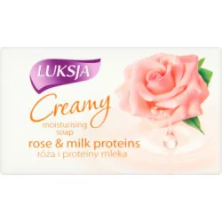 Luksja Creamy Róża i proteiny mleka Kremowe mydło 90 g