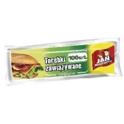 Jan Niezbędny Torebki zawiązywane śniadaniowe 100 sztuk