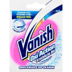 Vanish Oxi Action Krystaliczna biel Odplamiacz do tkanin 30 g