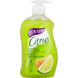 Luksja Citrus Lime & Manuka Honey Nawilżające mydło w płynie 450 ml