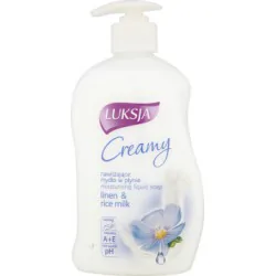 Luksja Creamy Linen & Rice Milk Nawilżające mydło w płynie 450 ml