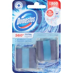 Domestos 360° Total Hygiene Ocean Kostka do spłuczki 2 x 50 g