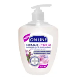 ON LiNE Żel do higieny intymnej szałwia/comfort 500 ml  