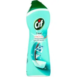 Cif Cream z wybielaczem z mikrokryształkami Mleczko do czyszczenia powierzchni 385 g