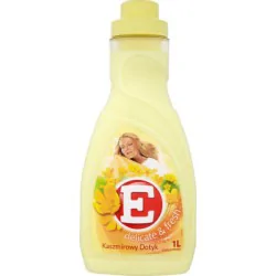 E Delicate and Fresh Kaszmirowy Dotyk Płyn zmiękczający do płukania tkanin koncentrat 1 l