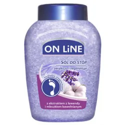 ON LiNE Sól do stóp lawenda/mleczko bawełniane 750 g