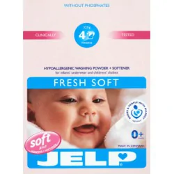 JELP Fresh Soft 2w1 Hipoalergiczny proszek i środek zmiękczający do prania odzieży dziecięcej 320 g