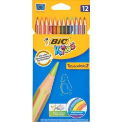 Bic Kids Tropicolors 2 Kredki 12 kolorów