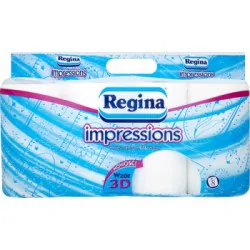 Regina Papier toaletowy Impressions WTE 3 warstwy 8 rolek width=
