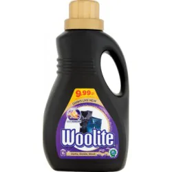 Woolite Czerń ciemne kolory & jeans z keratyną Płyn do prania 1 l (16 prań)