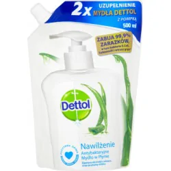 Dettol Nawilżenie Antybakteryjne mydło w płynie Zapas 500 ml