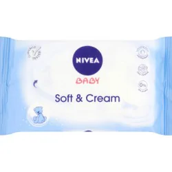NIVEA Baby Soft and Cream Chusteczki 63 sztuki width=