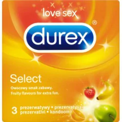 Durex Select Prezerwatywy 3 sztuki