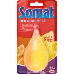 Somat Deo Duo-Perls Odświeżacz do zmywarek cytrynowo-pomarańczowy 17 g