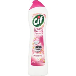 Cif Cream Aroma Pink Flower z mikrogranulkami Mleczko do czyszczenia 500 ml