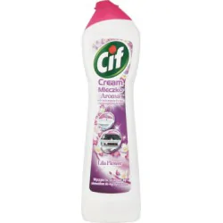 Cif Cream Aroma Lila Flower z mikrogranulkami Mleczko do czyszczenia 500 ml