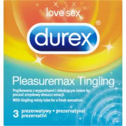 Durex Pleasuremax Tingling Prezerwatywy 3 sztuki