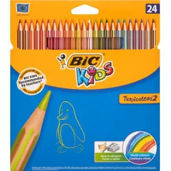 Bic Kids Tropicolors 2 Kredki 24 kolory
