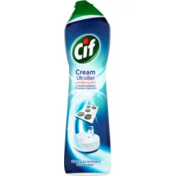Cif Cream UltraBiel z wybielaczem z mikrokryształkami Mleczko do czyszczenia powierzchni 693 g
