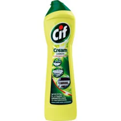 Cif Cream Lemon z mikrogranulkami Mleczko do czyszczenia powierzchni 500 ml