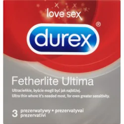 Durex Fetherlite Ultima Prezerwatywy 3 sztuki