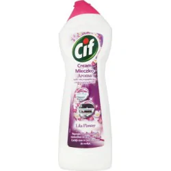 Cif Cream Aroma Lila Flower z mikrogranulkami Mleczko do czyszczenia 700 ml