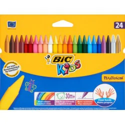 Bic Kids Plastidecor Kredki świecowe 24 kolory