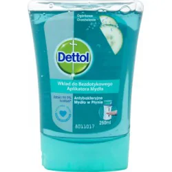 Dettol Ogórkowe Orzeźwienie Wkład do bezdotykowego aplikatora mydła w płynie 250 ml