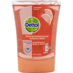 Dettol Orzeźwiający Grejpfrut Wkład do bezdotykowego aplikatora mydła w płynie 250 ml