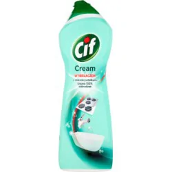 Cif Cream z wybielaczem z mikrokryształkami Mleczko do czyszczenia powierzchni 1001 g