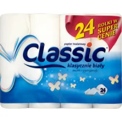 Classic klasycznie biały Papier toaletowy 24 rolki