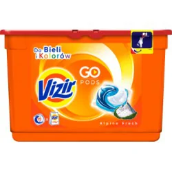 Vizir Alpine Fresh Kapsułki Do Prania Do Bieli I Kolorów 15 Sztuki