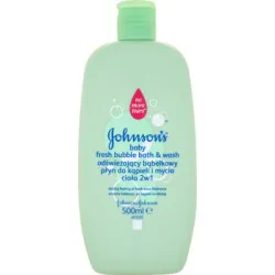 Johnson's Baby Odświeżający bąbelkowy płyn do kąpieli i mycia ciała 2w1 500 ml