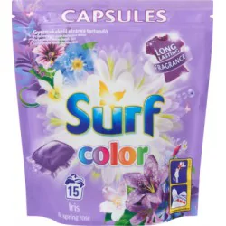 Surf Color Iris & Spring Rose Kapsułki do prania 394 g (15 sztuk)