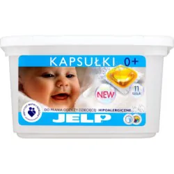 JELP Hipoalergiczne kapsułki do prania odzieży dziecięcej 330 g (11 sztuk)