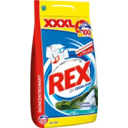 Rex Amazońska świeżość XXXL Proszek do prania tkanin białych 7,5 kg (100 prań)