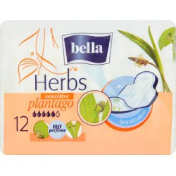Bella Herbs Plantago Podpaski higieniczne 12 sztuk