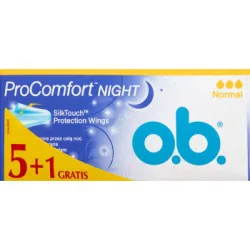 O.B. ProComfort Night Normal Tampony 6 x 16 sztuk