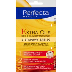 Perfecta Beauty Extra Oils 3-etapowy zabieg efekt sauny parowej 13 ml